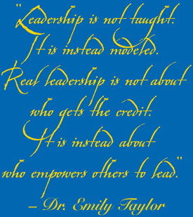 Dr. Emily Taylor Quote